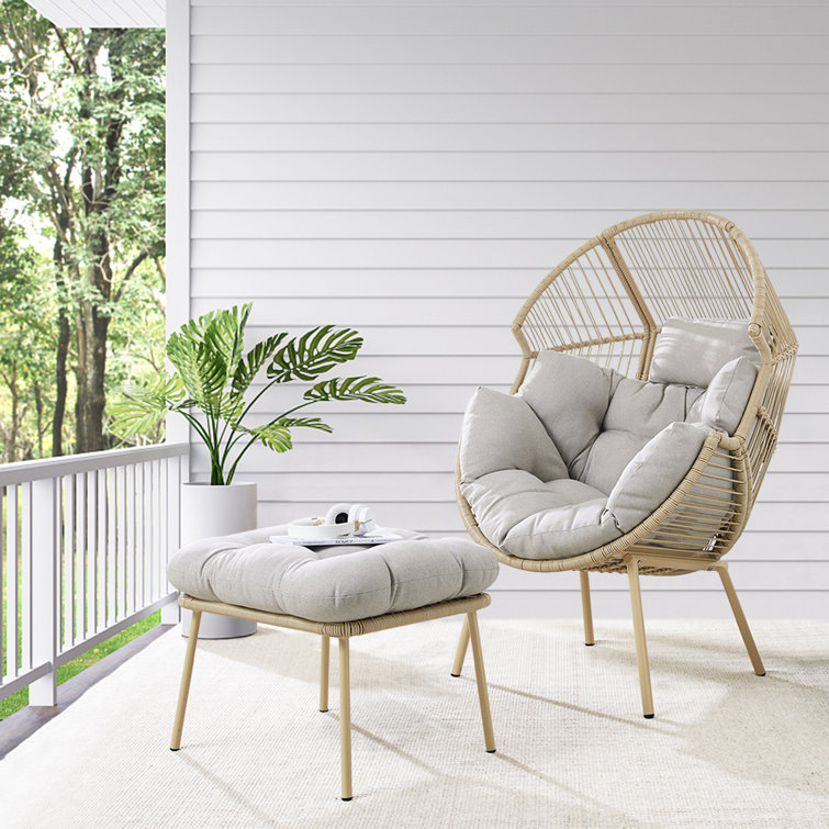 Dakota Fields Egg Chair with Stand Wayfair Canada